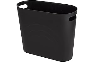 zoocatia Small Narrow Trash Can Garbage Can Container Bin
