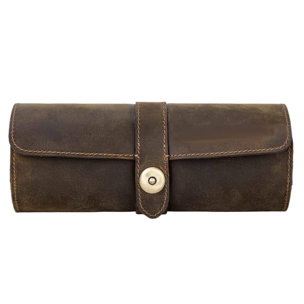 Accessori per Orologi Custodia per Orologi Scatola per Orologi A 3 Scomparti Custodia per Orologi da Viaggio in Pelle Organizer per Rotoli Custodia per Orologi Custodia per Orologi