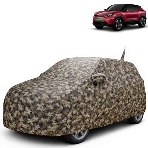 Image of KINGSWAY JungleTech 100% Waterproof Car Cover Only with Urban Cruiser Ebella (Year 2026 Onwards) | Mirror and Antenna Pockets | Scratchproof | All Weather Car Body Cover