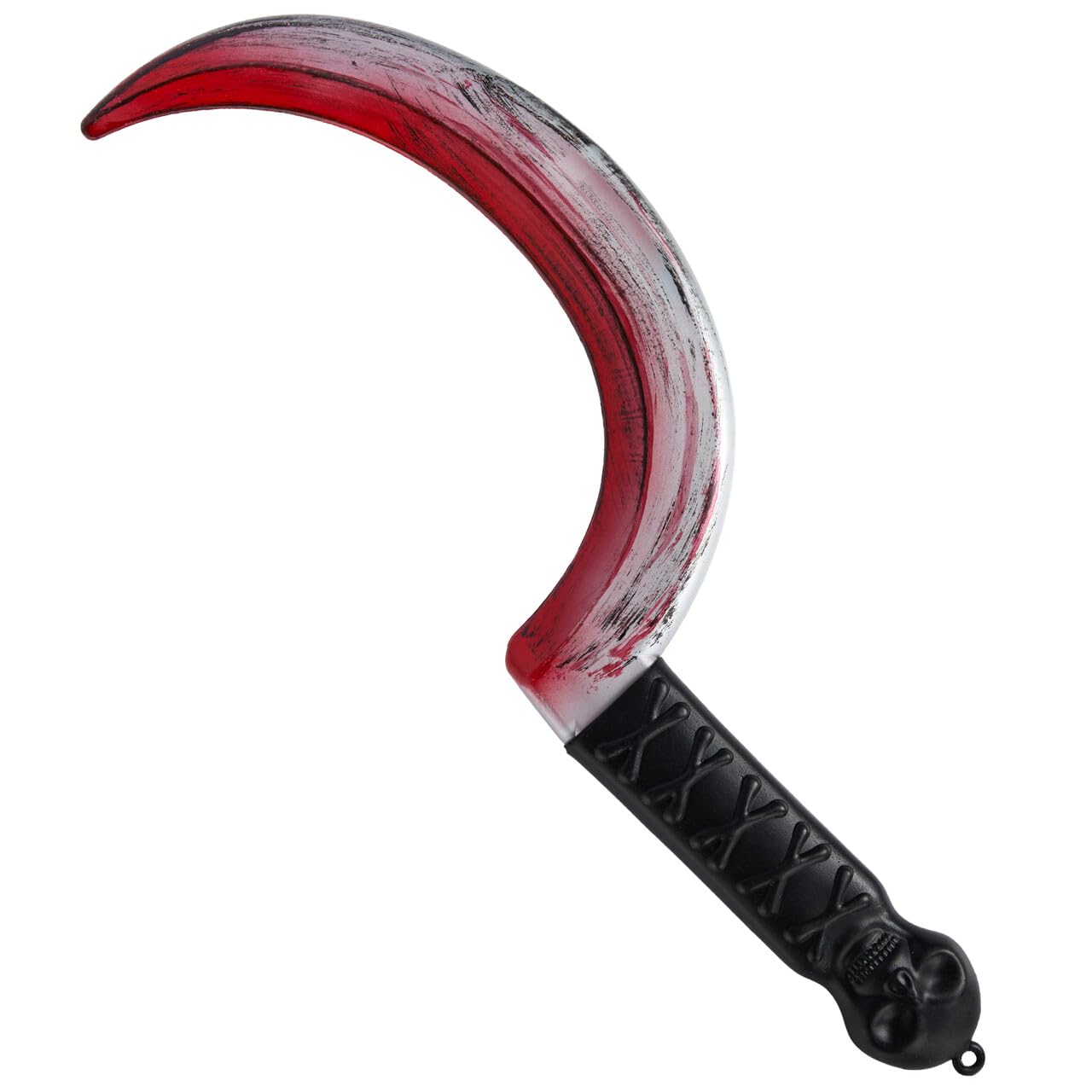 Spooktacular Creations Halloween Fake Sickle Plastic Sickle Weapon Toy Sickle Prop Fake Sickle Grim Scythe Weapons for Halloween Costume Accessories, Zombie Costume