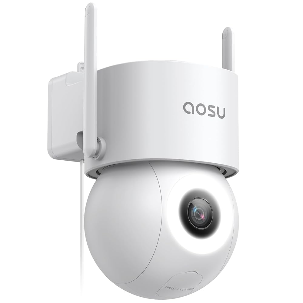 Amazon.com : AOSU 3K Wired Security Camera Outdoor - Smart