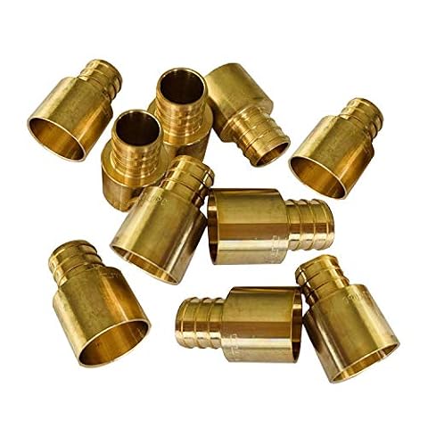 10 sztuk złączki EFIELD Pex 1/5.1 cm x 1/5.1 cm żeński adapter miedziany (Over Copper Tube), ASTM F1807