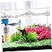 Happyyami 2pcs Automatic Rotating for Aquarium Plastic Power Adapter No Electricity Needed for Fish Tank