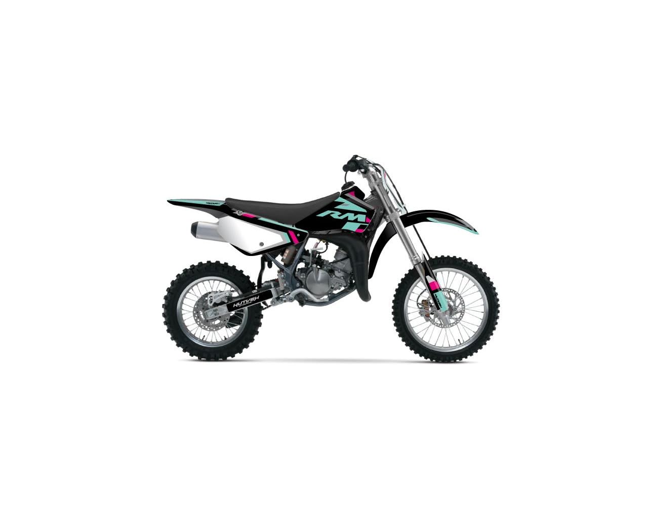 Kit déco moto cross turquoise Suzuki 85 RM anti-rayures