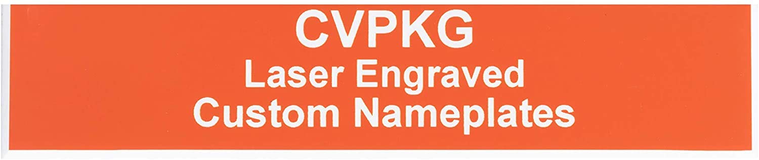 CVPKGNameplate for Pelican 1550 Case (Orange)