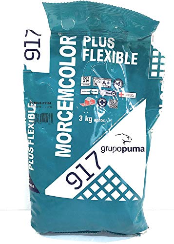 MORTERO PARA REJUNTADO COLORES PLUS FLEXIBLE 3KG ANTIMOHO ANTIHONGOS ESPECIAL PISCINAS (MARRÓN)