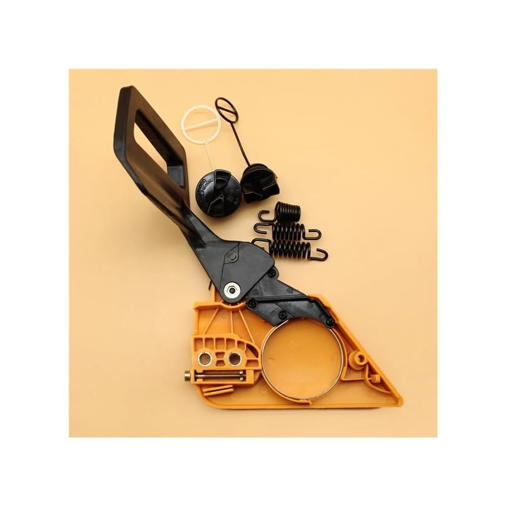 Kit de Resorte Amortiguador de Tapa de manija de Freno de Cubierta de Embrague de Cadena for Piezas de Repuesto de Motosierra 350 351 370 371 390 420 Piezas de Repuesto