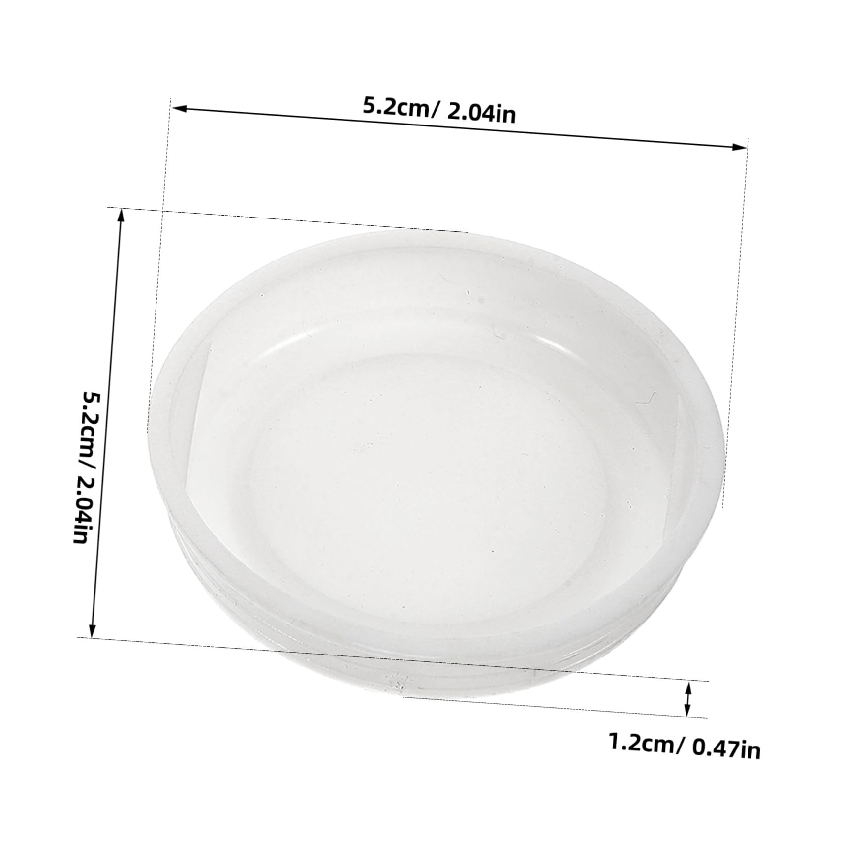 VILLCASE Versatile Plastic Tube Caps 30 Pack for Paper Tubes Cylindrical Mailer Covers Cardboard Craft Rolls