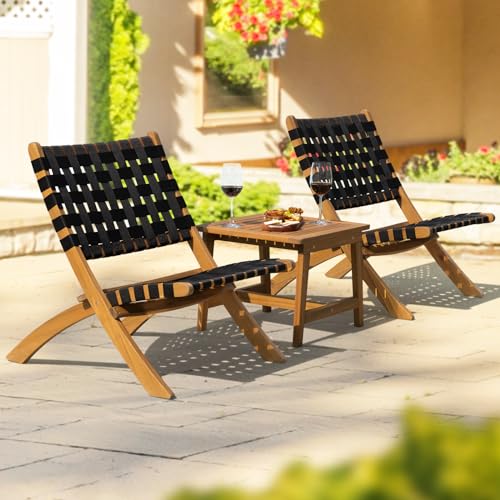 Heavy-Duty 3-Piece Outdoor Bistro Set