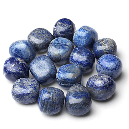 MAIBAOTA Lapis Lazuli Crystal Natural Tumbled Stones Polished Rocks Bulk