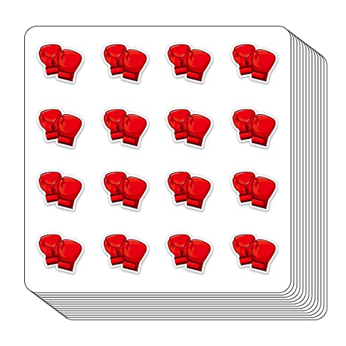 Boxing Gloves Boxer Planner Stickers, 0.5in Monthly Scrapbooking Kids DIY