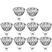 Produktbild AGOTD GU4 MR11 12V Led Lampen 2700K Warmweiß, 35mm Durchmesser 1.38x1.49inch LED Spots, 250LM 3W Leuchtmittel ersetzt 20W 30W 35W Halogenlampen, Nicht Dimmbar, 10er Pack