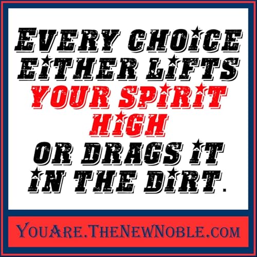 67.38 Every choice either lifts your spirit high or drags it in the dirt