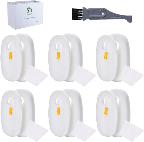 I-clean - Juego de espuma y filtro para aspiradoras Shark Rocket HV319Q, HV320, HV320W, HV321, HV322, piezas de repuesto Shark Rocket #1080FTV320 y