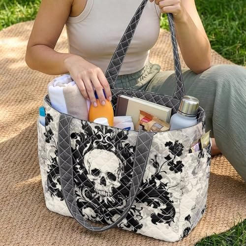 Bolso Tote Grande Acolchado Reversible para Mujer miniatura 2