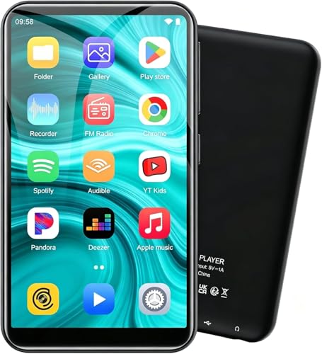 Image of MP3 Player with Bluetooth and WiFi, 32GB Portable Music Player, Hi-Res Lossless Audio MP4 Player, 4.02 Inch HD Touchscreen, Supports Spotify, Amazon Music, Audible