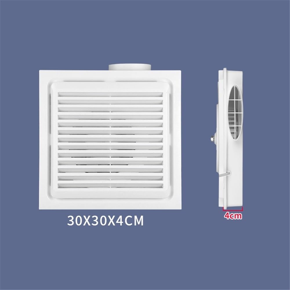 Extractor de Baño Extractor de Aire Ultrafino de 4 cm for baño, Cocina y Techo Integrado con Paneles de Yeso Ventilador Baño