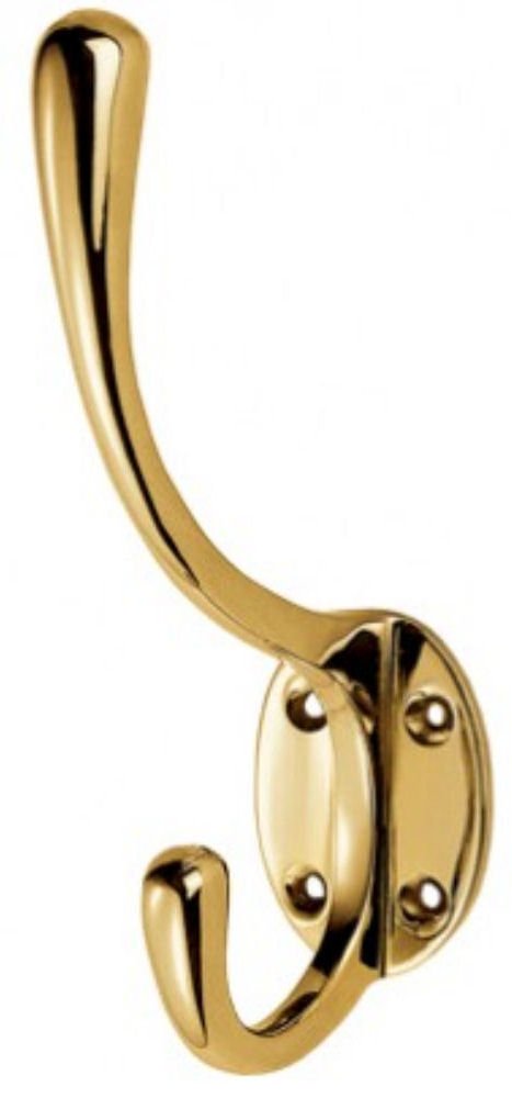 Carlisle Brass Polished Brass Aa25/Bp Aa25 Hat & Coat Hook,