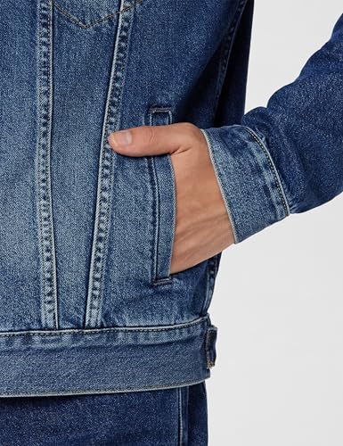 Image of American Eagle Men Blue Denim Trucker Jacket