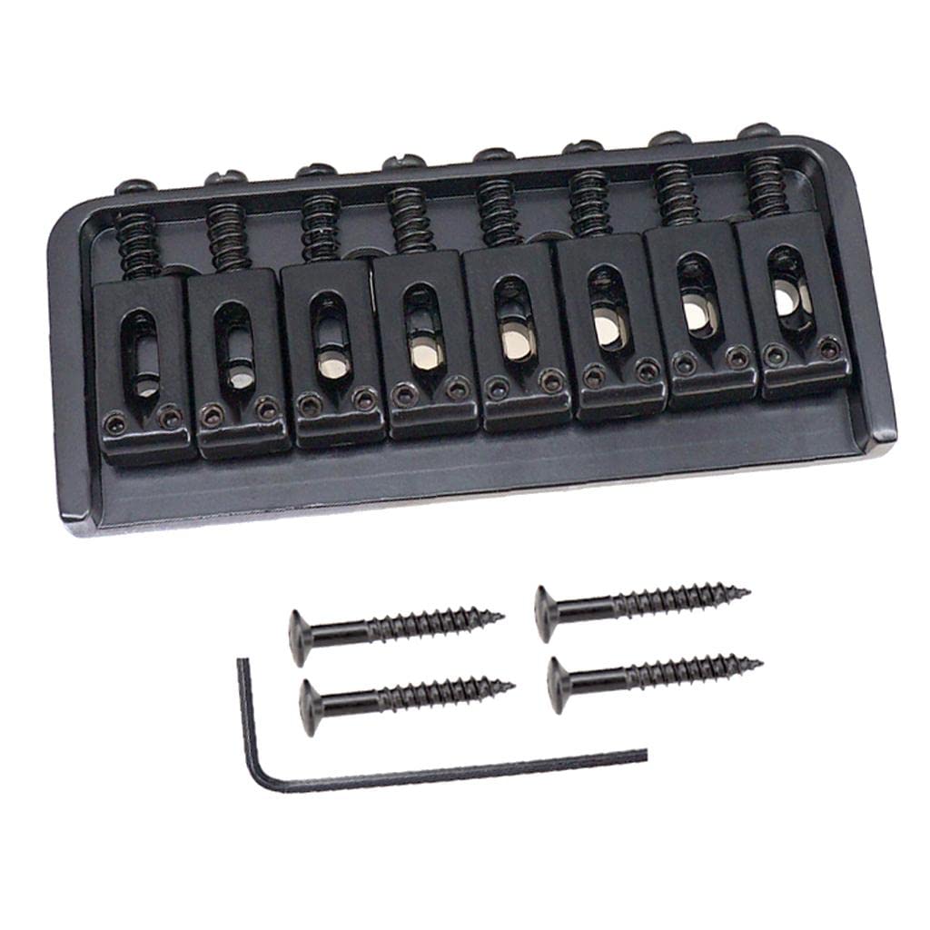 Enakshi (LABEL) 8 String Guitar Bridge Set Screw for Electric Guitar Replacement Parts Black|Acoustic-Electric Guitar|Electric Guitar|Guitar Accessories