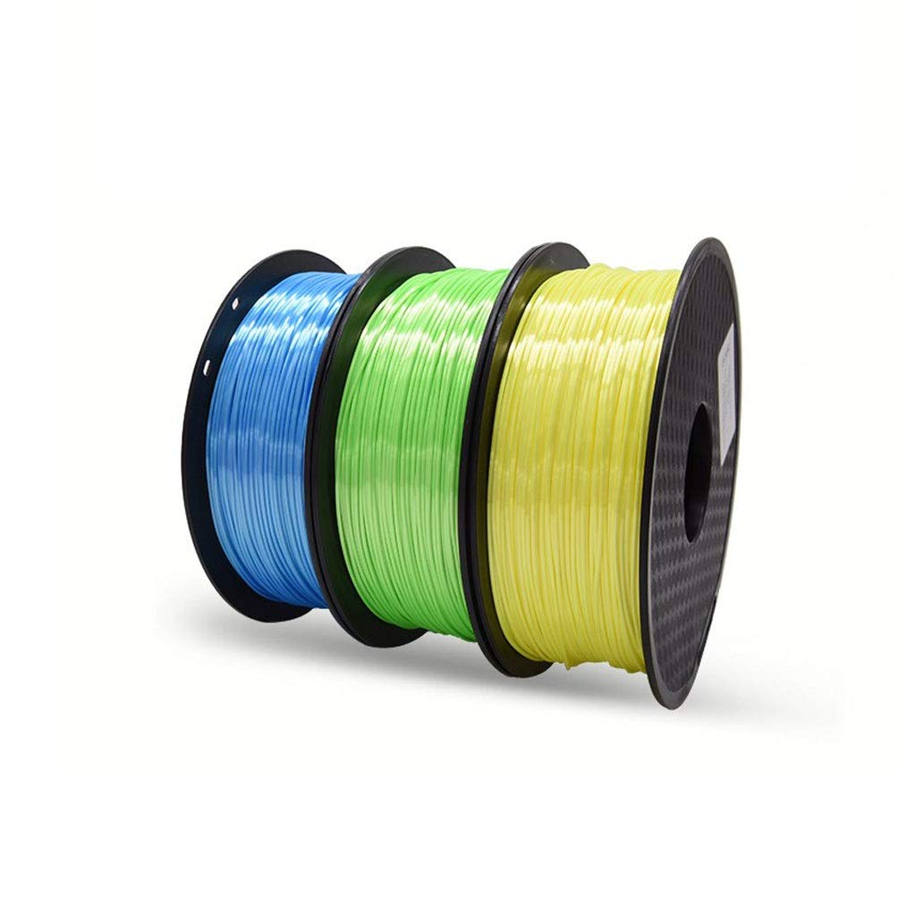 Hello Wysokowydajny filament PLA 1,75 mm / filament do drukarek 3D / wygląd jedwabiu, złoty, srebrny, czerwony, miedziany, kolor metaliczny / opcjonalny (1 kg) używany do drukarek 3D i pisaków 3D