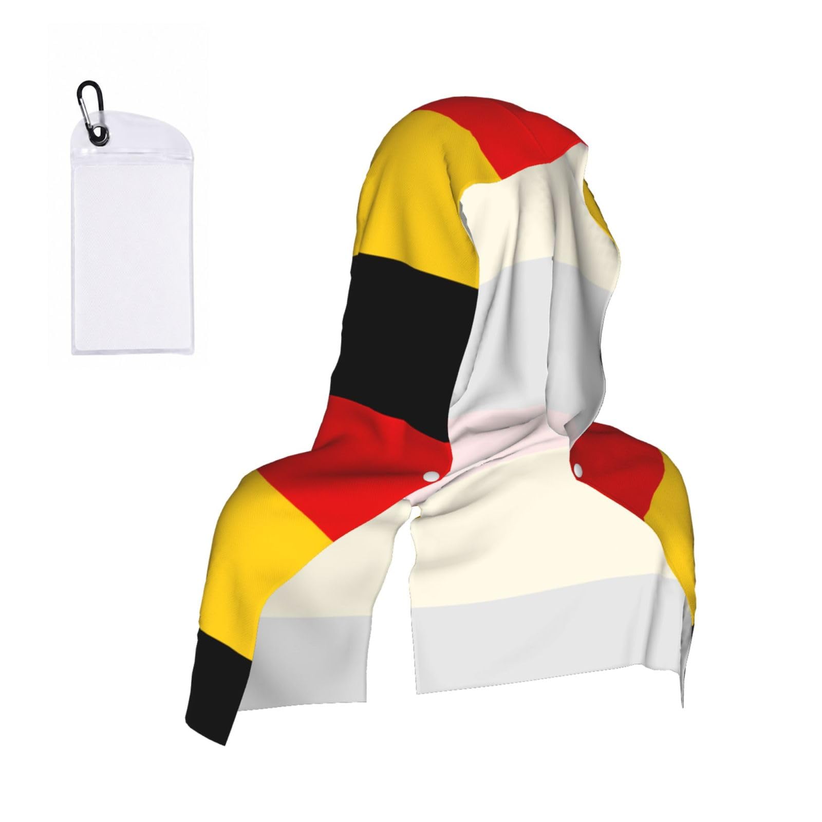 ZYJHYY German Flag Print Unisex Swimming Towel Practical Camping Towel Skin-Friendly Cooling Towel For Workout Training