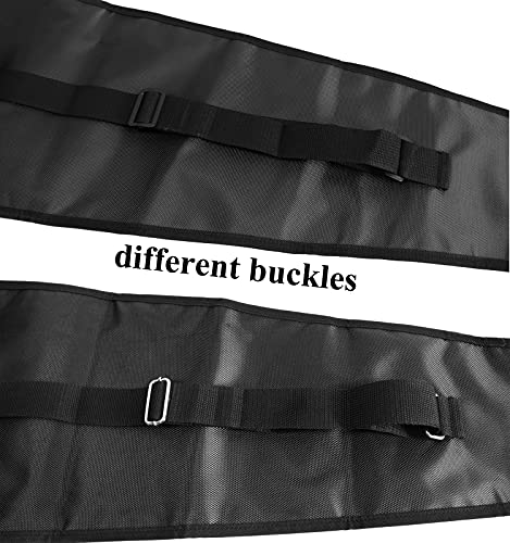 Leonark Fencing Sword Sling Shoulder Bag For Foil Epee And Saber - Sword Sleeve Cover Case Pipe Tube For Fencing Weapons Lame- Professional Fencing Accessories - 1 Pack (Dual Sword Bag-Black) #TOP2