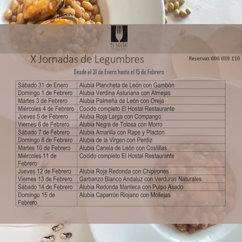 Entrevista X Jornadas de Legumbres en El Hostal Restaurante de Santa Cruz de la Zarza