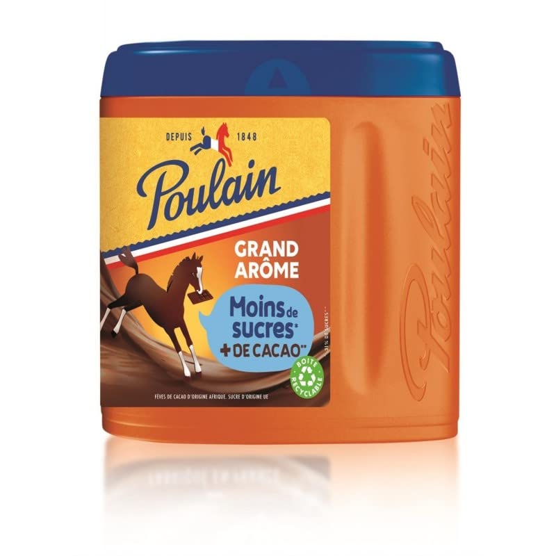 POULAIN - Grand Arôme Moins De Sucre 400G - Lot De 4 - Offre Special