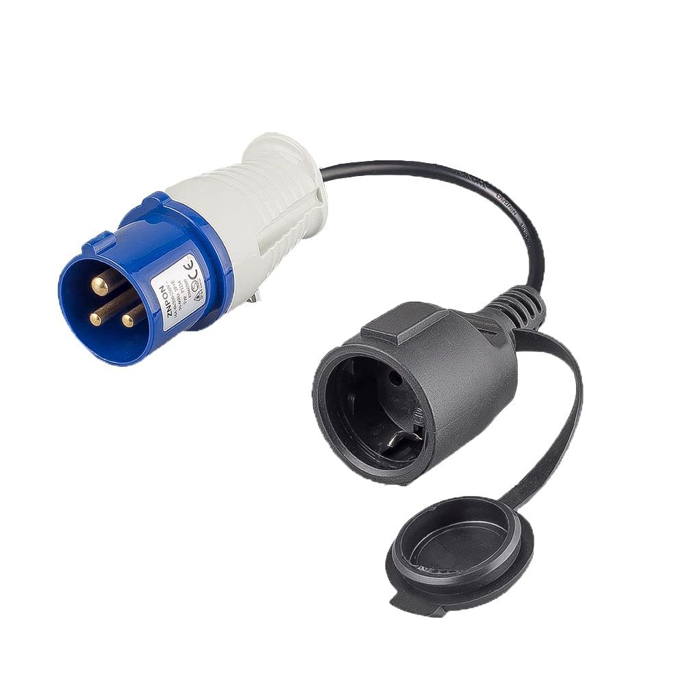 Origin Outdoors CEE Adapter - Schuko Stecker Für Campingplatz