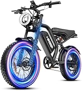 GLOBALKEEP Electric Bike for Adults, 750W/1500W Peak Motor Ebike, 48V 15.6Ah Removable Battery 32...