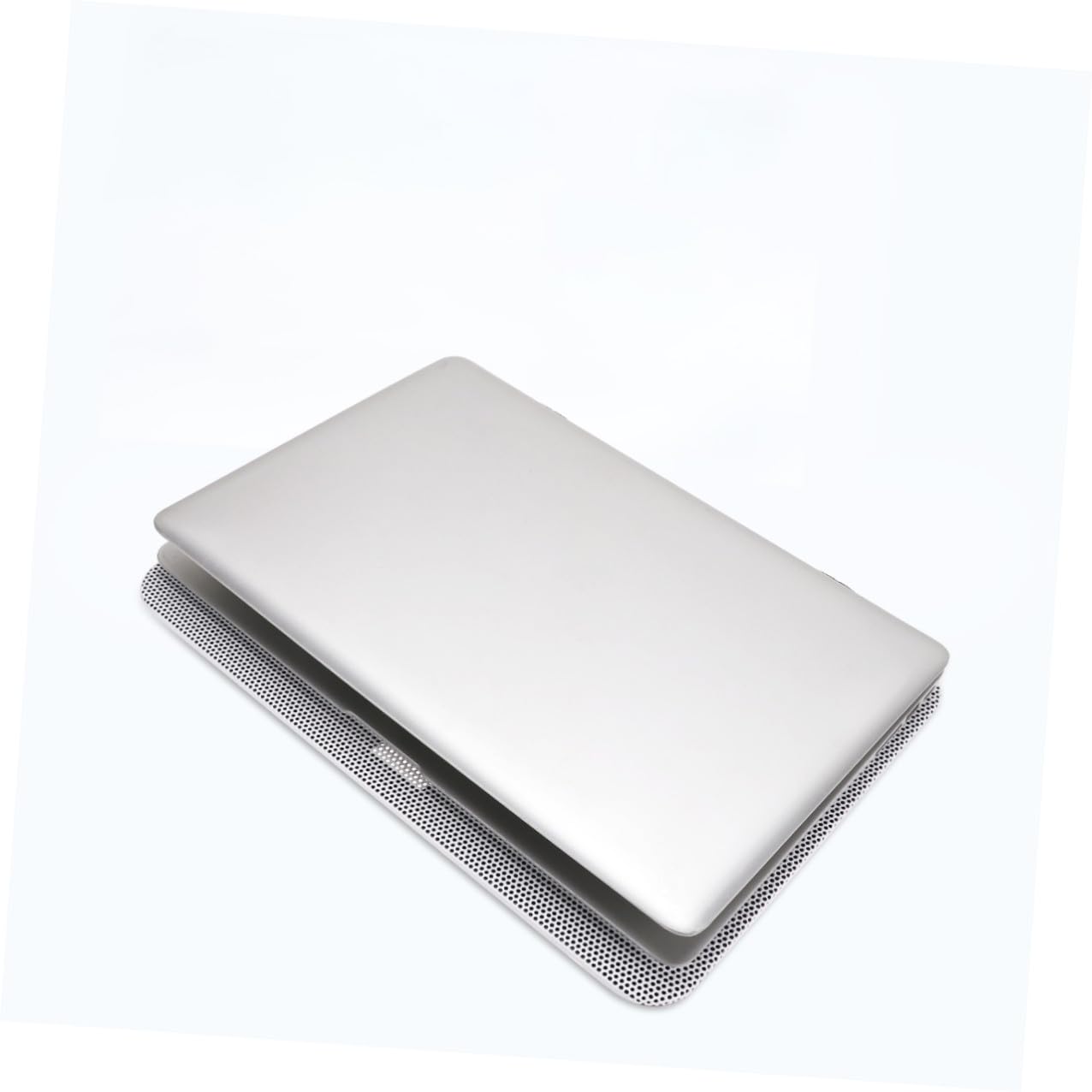 Supporto per Laptop Notebook Bianco Abs Ferro con Ventola Vacanze Estive | Angolo Regolabile, Raffreddamento Notebook e Dissipatore, 15.6 Pollici