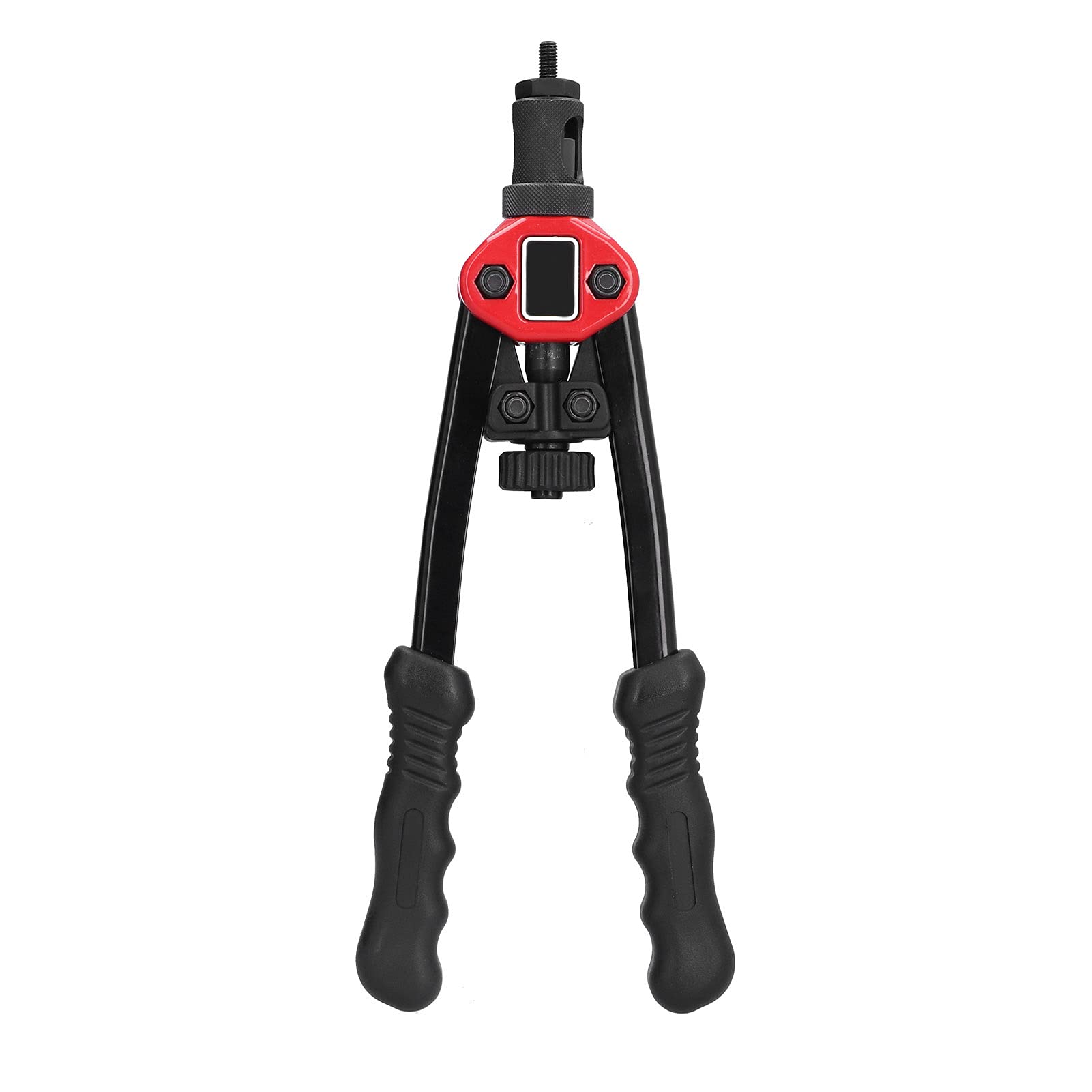 Cocoarm Pistola para Tuercas Remachadoras Herramienta de Remachado Manual de Acero Inoxidable con Puntas M3 M4 M5 M6 M8 de 9 Mm Palanca de 25 a 1 para Fijación de Tuberías de Chapa de Metal