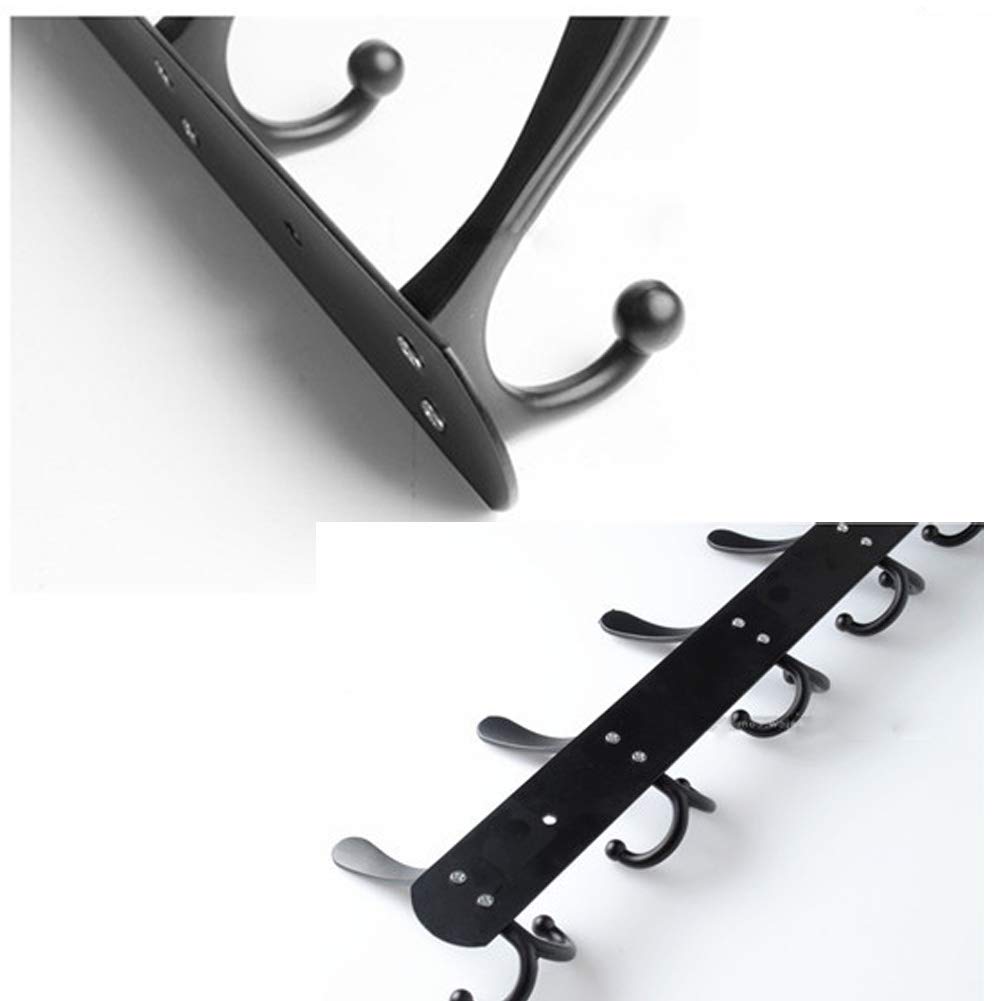 HANGER Kleiderablage Wand Wandgarderobe Kleiderhaken aus Edelstahl Haken 12/15/18/21/24/30 Robe Hut Handtuch Kleiderhalter Schwerlast Aufhänger 3er für Badezimmer Schlafzimmer Toilette Küche Tür Büro