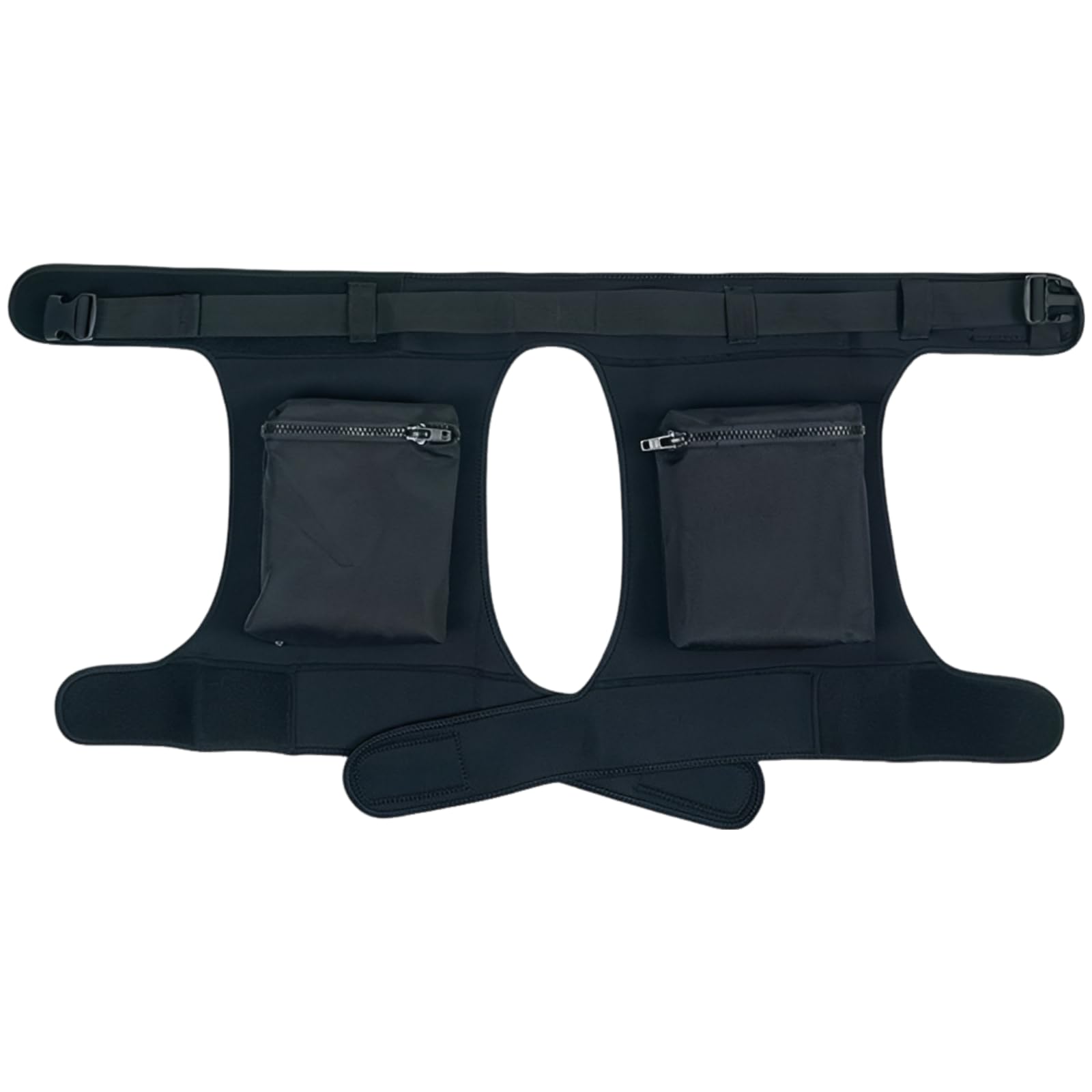 Generisch Pantaloncini da muta in neoprene da 3 mm, per uomo e donna, con tasche con cerniera, vita regolabile, taglia unica per girovita da 70 a 100 cm, per immersioni, surf e nuoto