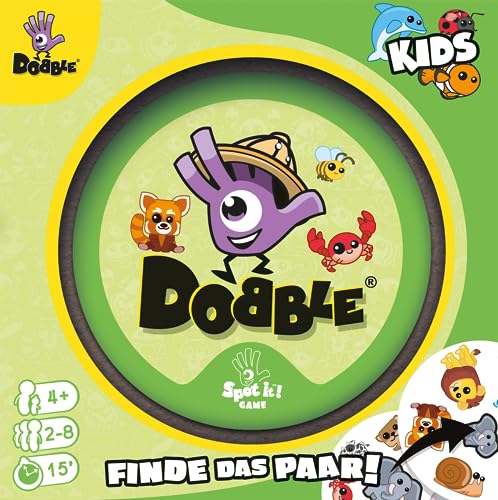 Zygomatic, Dobble Kids, Eco-Sleeves, Kinderspiel, Kartenspiel, 2-8 Spieler, Ab 4+ Jahren, 15 Minuten, Deutsch – Bild 3