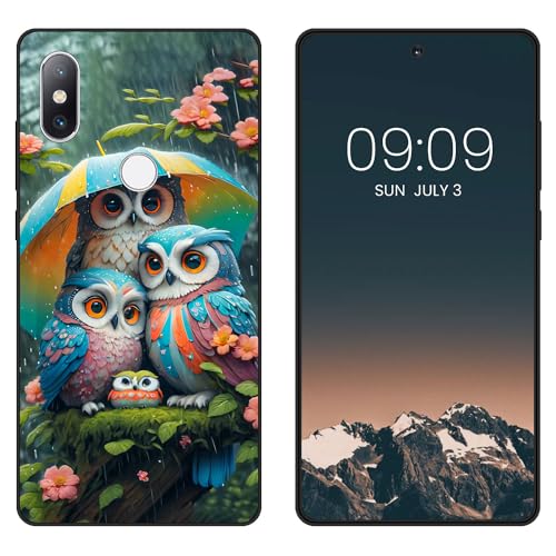 WUACYEAMING per Xiaomi Mi Mix 2S Cover,antiurto in silicone TPU