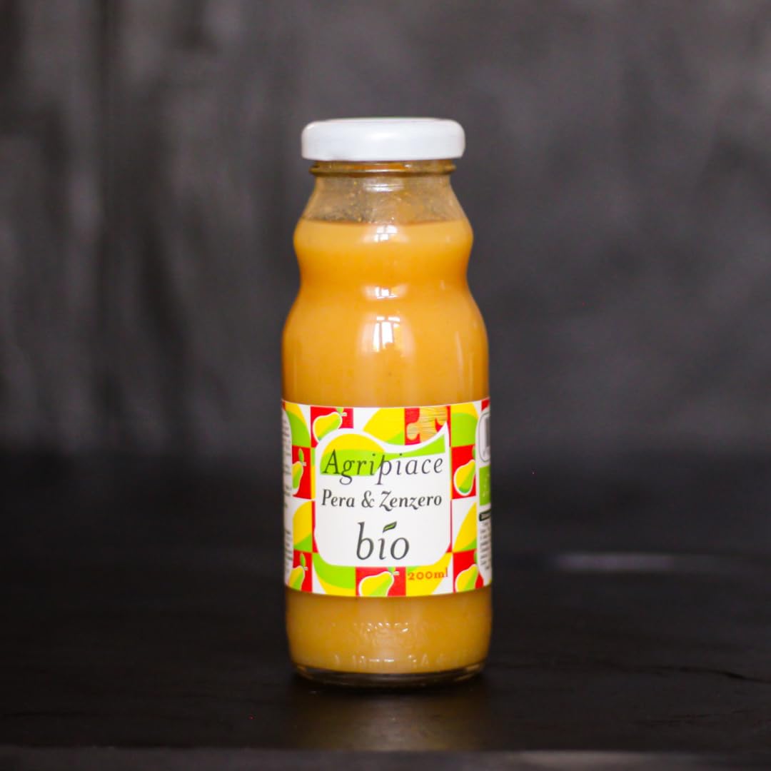 Succo Bio di Pera e Zenzero Agripiace - Bottiglia vetro 200 ml
