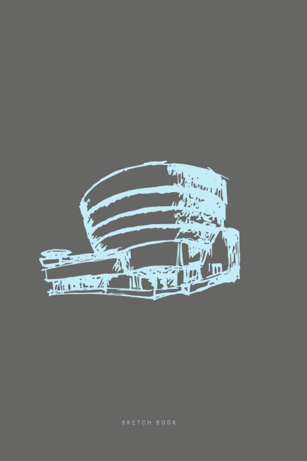 Sketch Notebook: Guggenheim Museum Frank Gehry Sketch Notebook, drawing, writing, sketching, or doodling, 120 pages, 6x9