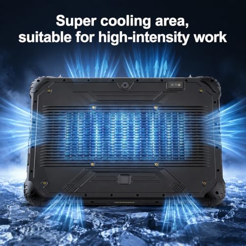 Image of Yeyoo 12.6 inch Rugged Tablet Win 11 Pro, IP67 Waterproof Dustproof Industrial Tablet PC, Intel N100 16GB+128GB , High-Precision GPS, WiFi+BT, 8000mAh Battery (12.6 inch /1255U /16+128 /4G /GPS /2D /5600mha)