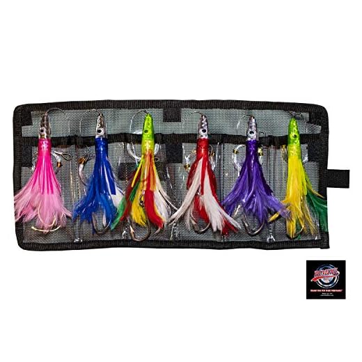 Best way to make umbrella rig 6 Tuna Flasher Lures with Bag