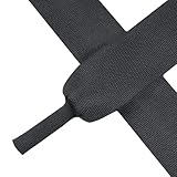 BuyUneed Heat Shrink Braided Sleeving Fabric Tubing 2 in 1 Wiring Harness Tubing Abrasion Resistant Cable Sleeve for Protection Wire/Sheath/Irregular Shape Hose (1-3/8"-13ft)