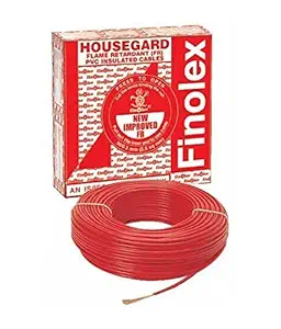 FINOLEX 2.5 Sq mm Wire- RED