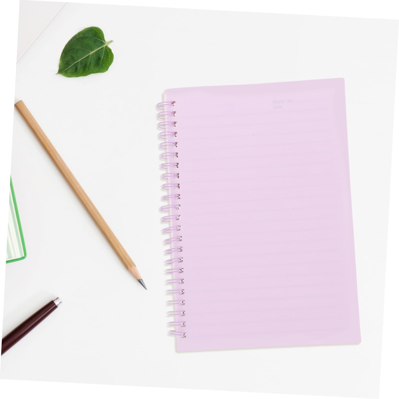 SHINEOFI 5pièces Lot de Carnets Spirale Lignés Pages Bloc-notes Professionnels Carnets de Notes Portables
