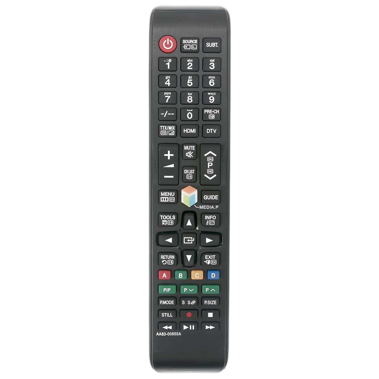 AA83-00655A Zamienny pilot do telewizora Samsung P2370HD P2770HD LA22C450E1D LA22C450E1M LA32C450E1D LA32C450E1M PS42C450B1M PS42C451B2D PS50C430A1D PS500 C450B1M PS50C451B2D LA22B450C4D LA22B450C4M