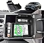 RUNROAD Center Console Organizer Tray Compatible with 2019-2023 Kia Forte GT EX FE LX LXS S Accessories, Insert Armrest Storage Box ABS Materials Coin Storage Holder Black