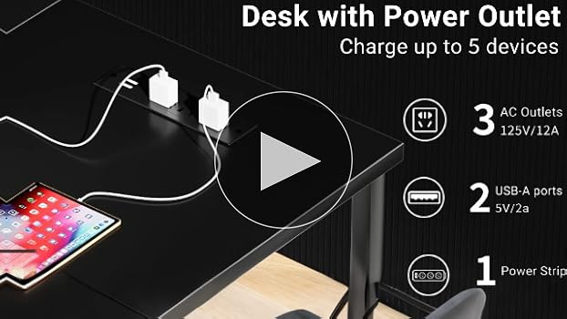 【unico】 デスク Amazon.com: Unikito Reversible L Shaped Desk with Magic