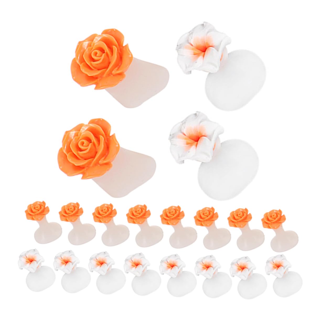 Beavorty 16Pcs Silicone Toe Separators Comfortable Nail Art Tools for Supplies Easy to Use Reusable for Home Salon Use Stylish Design