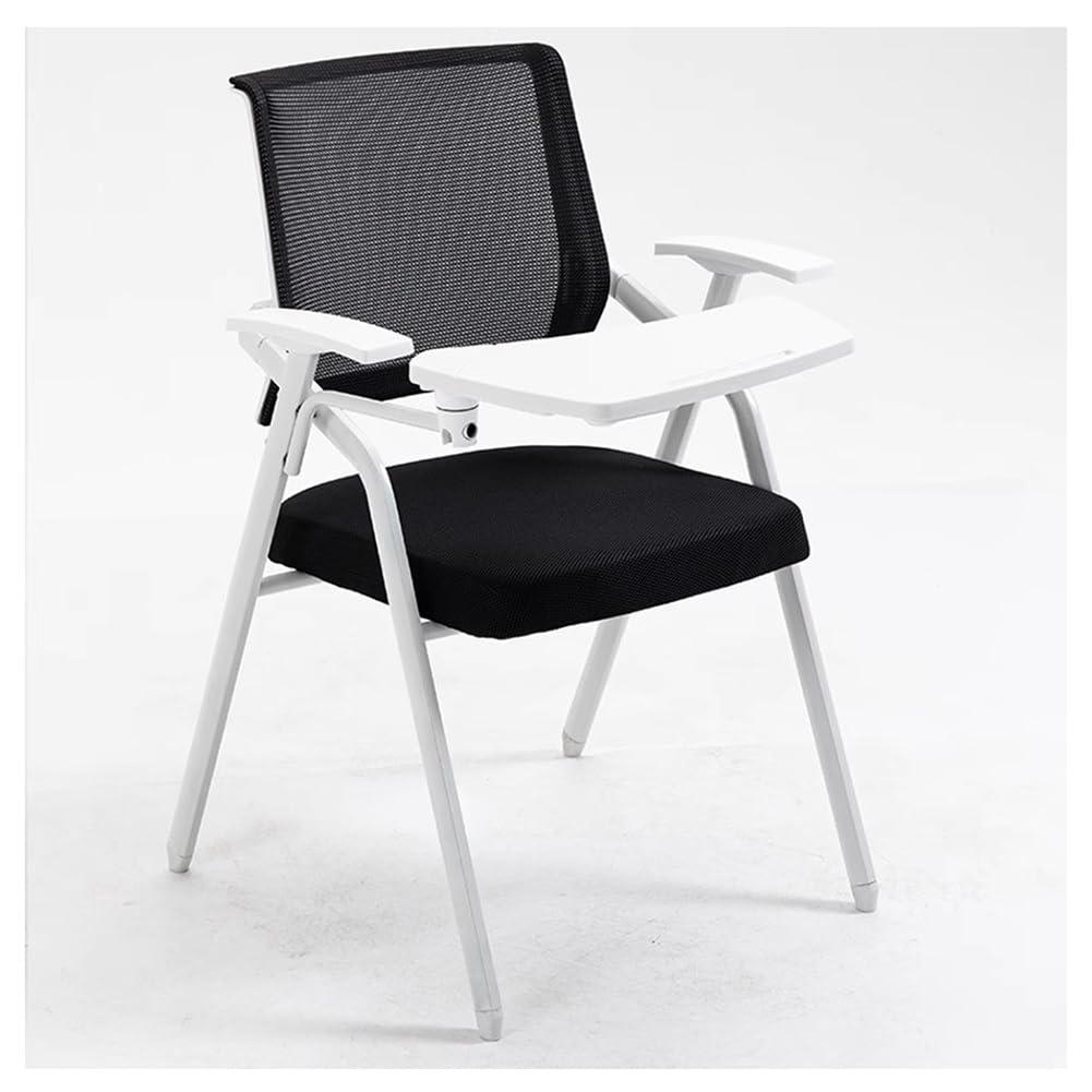 MYUYEE 6 Pack Chair, With Right Handed Tablet Arm, Mesh Guest Reception Stack Chairs, Executive Office Chairs, For Conference Waiting Room