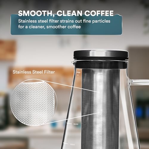 OVALWARE 1.5L Airtight Cold Brew Pitcher